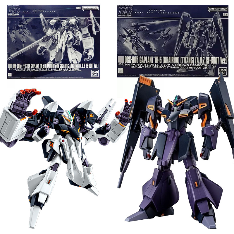 Bandai Gundam AOZ ORX-005 Gaplant TR-5 Hrairoo Titans Action Figures Plastic Model Kit Toys for Boys