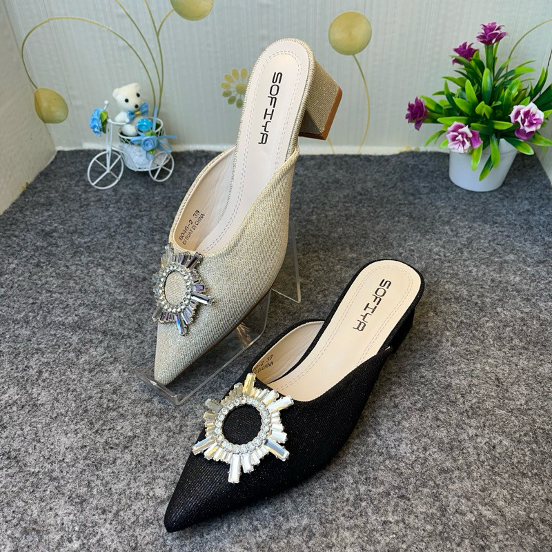 SOFIYA ORI 8046 2 SEPATU BUSTONG WANITA IMPORT/ IMPOR / SEPATU HAK TAHU TINGGI  6CM / HEELS