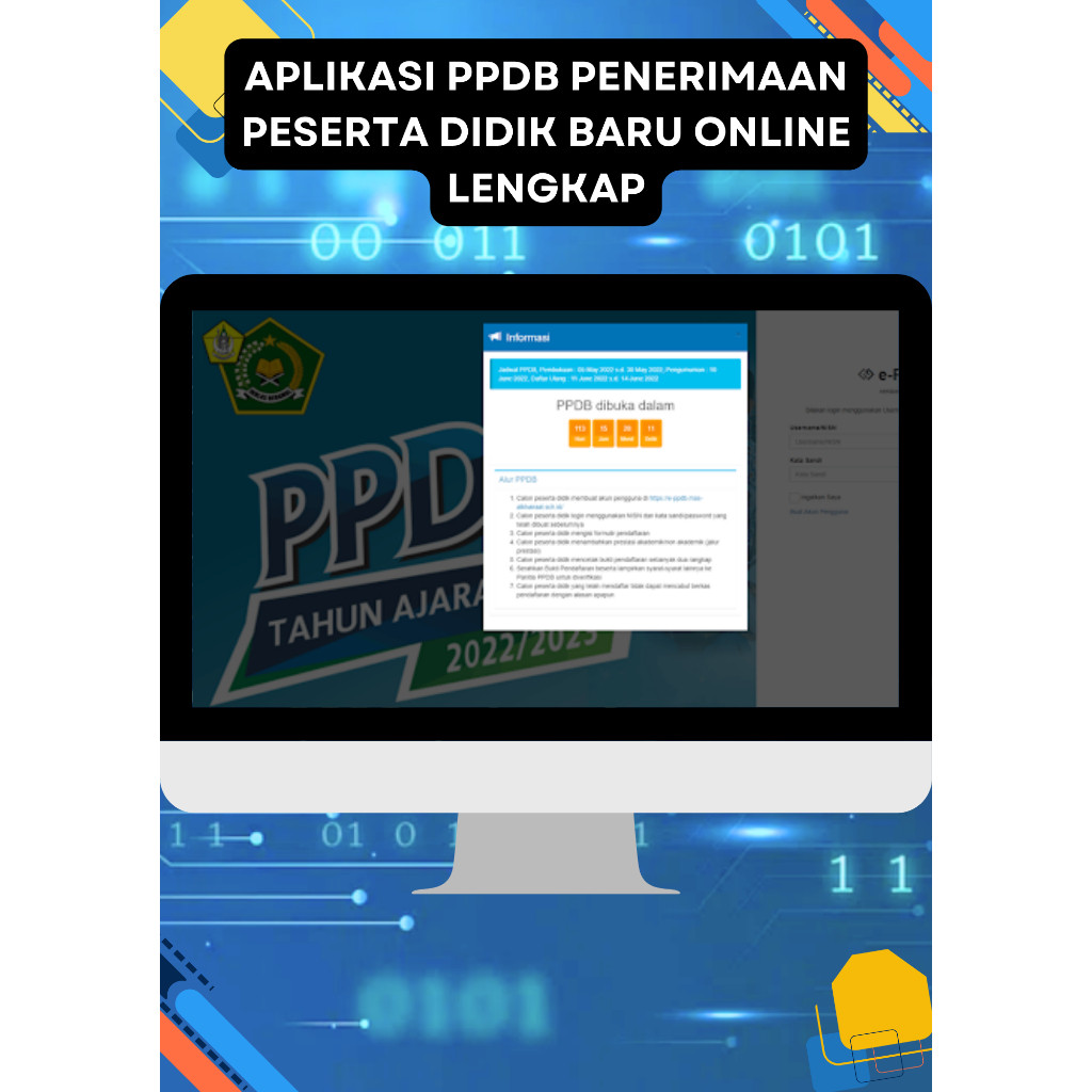 Aplikasi PPDB Penerimaan Peserta Didik Baru Online Lengkap