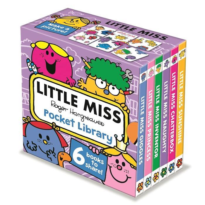 Kidnedu POCKET Mr.Men Little Miss Pocket Library / 6 Books to Share - Little Miss