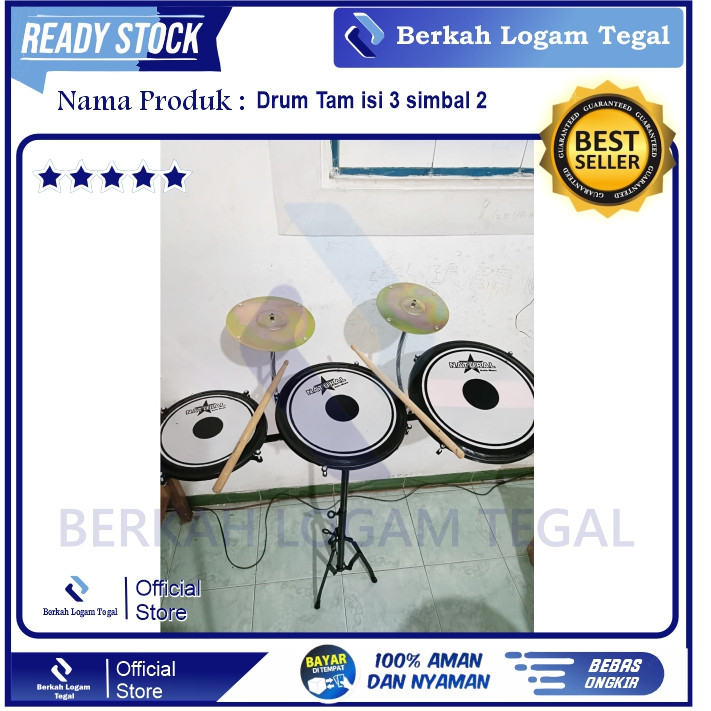 MGA TAMTAM DRUM PERKUSI/TAMTAM PENGAMEN BERBAGAI UKURAN ready stok