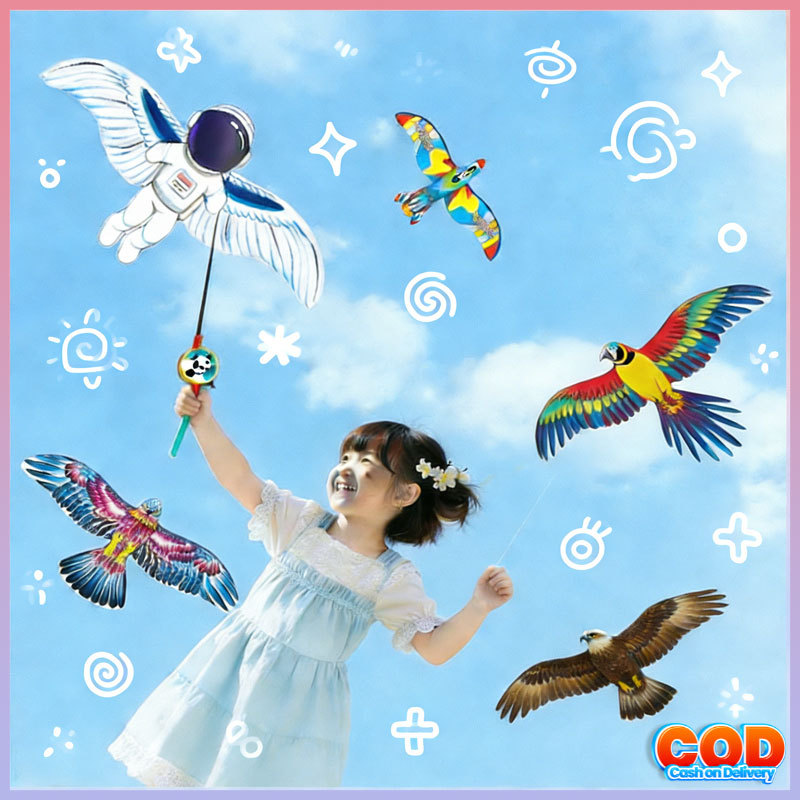 Layang-layang Anak-anak / Layangan Burung / Joran Layang Teleskopik Layang Murah