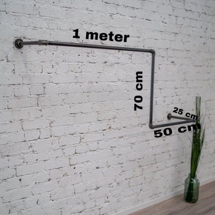 Gantungan Baju/pipa besi/rak gantungan pipa besi/pipa besi industrial - 1, Tipe