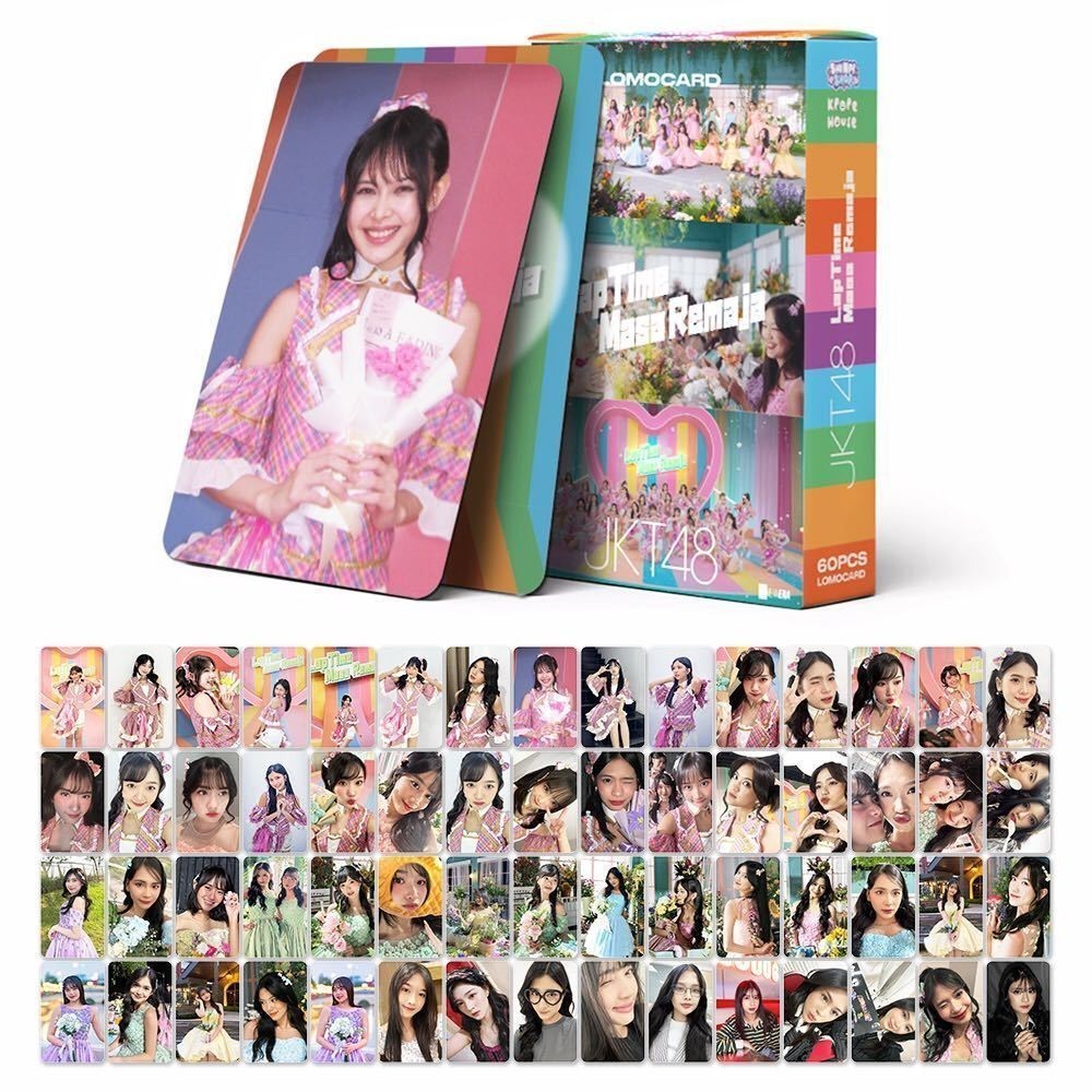 [60Pcs] Pack Photocard Jkt48 Laptime Masa Remaja Selca Photo Card Lomocard Lomo Wota Wotagei Jkt 48 