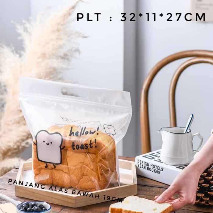 Plastik Roti Klip/ Plastik Roti Tawar/ Kemasan Roti/ Plastik Klip - KRZ3211