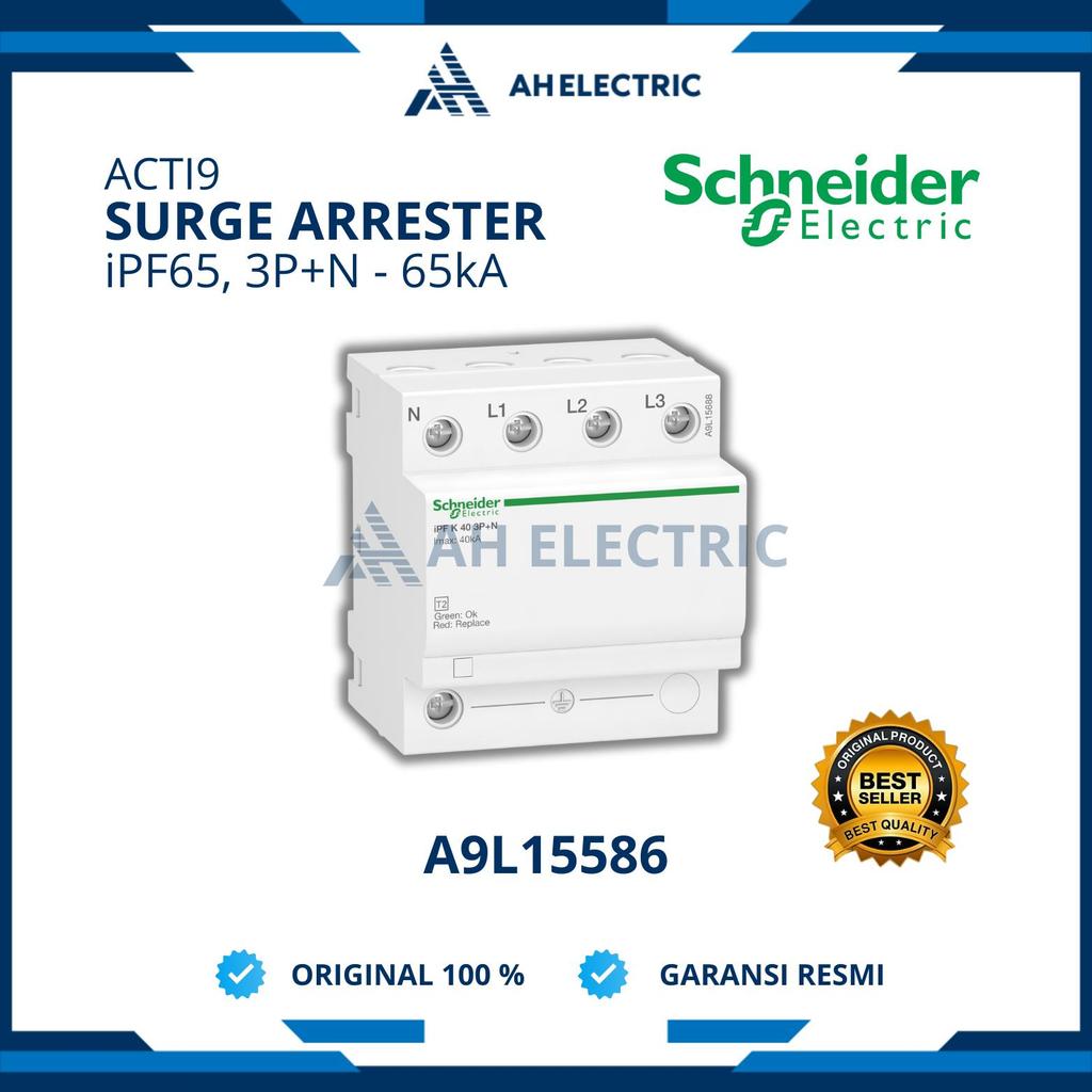 Schneider Acti9 Surge Arrester iPF65 3P+N 340V 65kA | A9L15586 | PF 40 | IPF K | Original