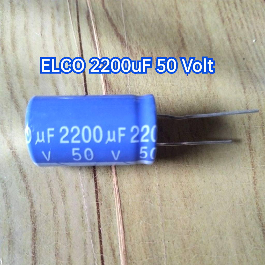Kapasitor Elko 2200uf 50V Capacitor Elco 2200 uf 50 Volt NCH Audio
