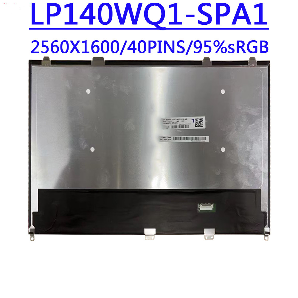 D/PN 0J2XYF LP140WQ1-SPA1 B140QAN03.0 NE140QDM-N51 14.0 inch 95%sRGB 2560X1600 IPS QHD 30P EDP 60HZ 