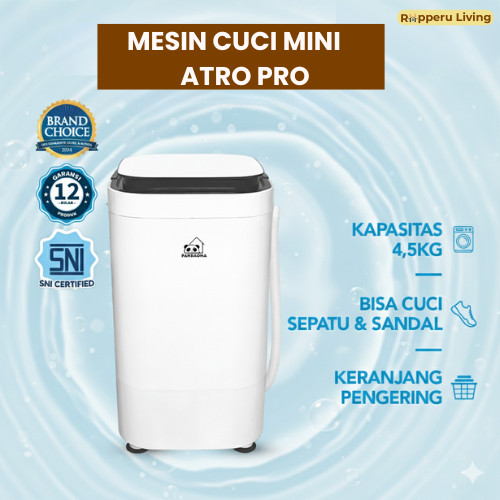 Mesin Cuci Mini Atro Mesin Cuci Sepatu Mesin Cuci Portable Kapasitas 4,5kg