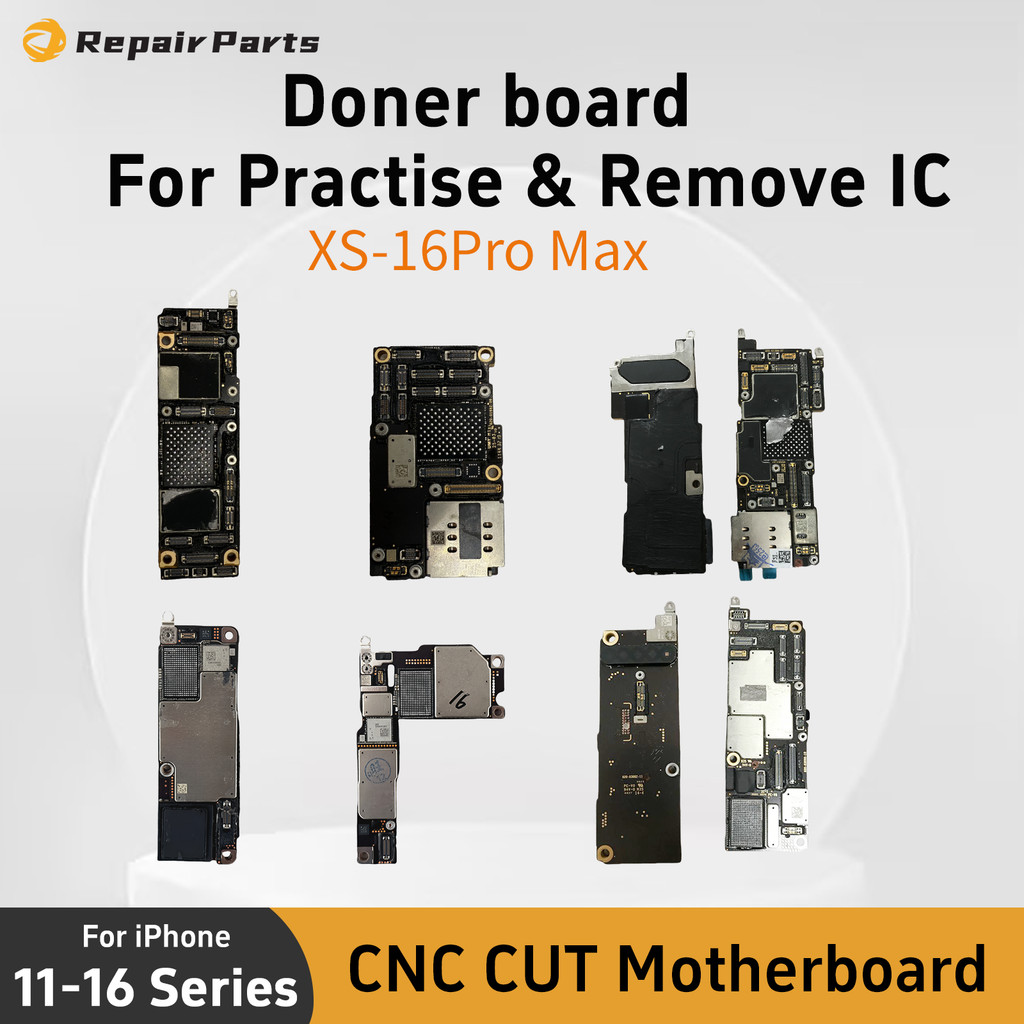 Donor Motherboard For iPhone XR XS 11 12 13 14 15 16 Pro Max NO Nand Practise Repair CPU Skill Reomv