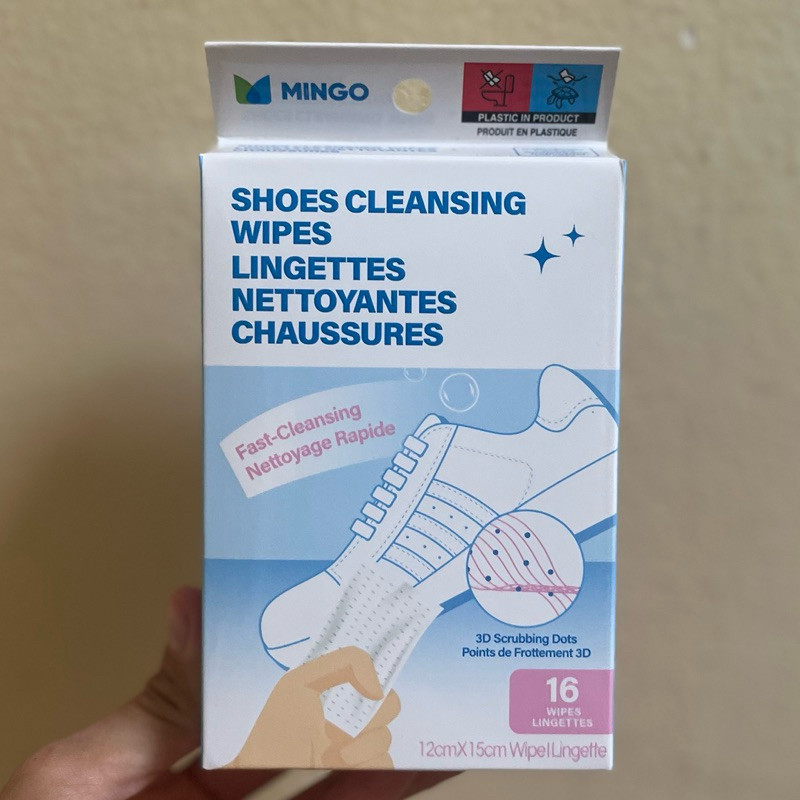 INSTAN DENPASAR MINISO Tisu Pembersih Sepatu Tisu Basah Sepatu Lap Sepatu Shoes Wipes Tissue Pembers