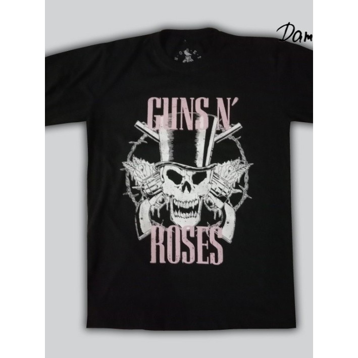 Kaos Band Guns N Roses GNR - KAOS BAND PREMIUM - HITAM - S, M, L, XL, XXL.