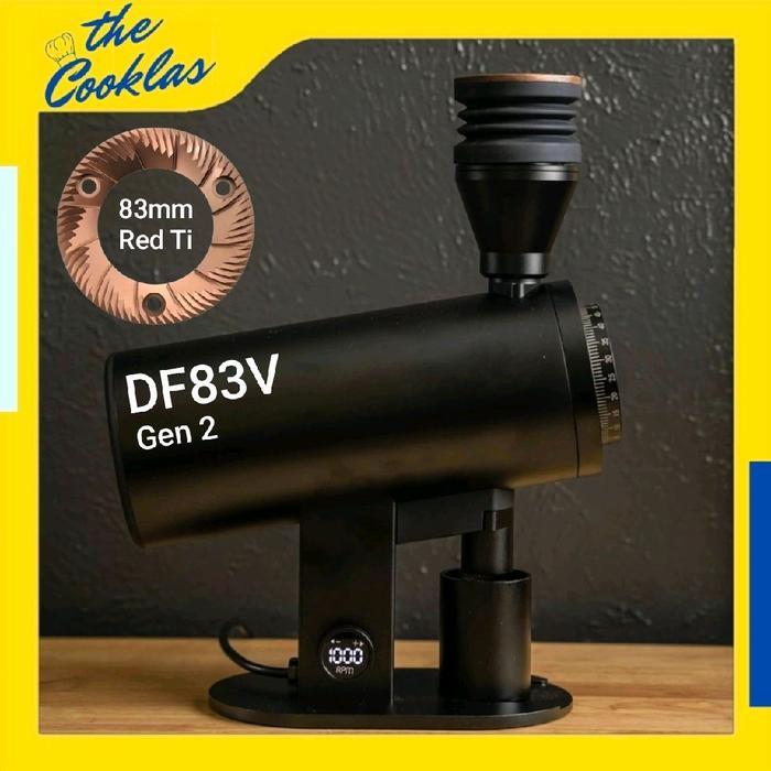 PROMO SPESIAL RAMADHAN Electric Coffee Grinder DF83V Gen 2 RED TI BURR | Mesin Grinder Biji Kopi - H