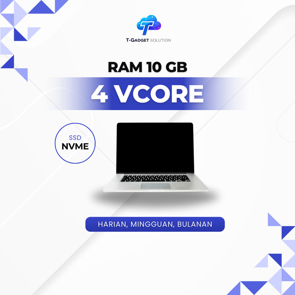 RDP VPS 10 GB 4 Core Murah - Server Windows Linux 24 Jam Nonstop Anti Suspend