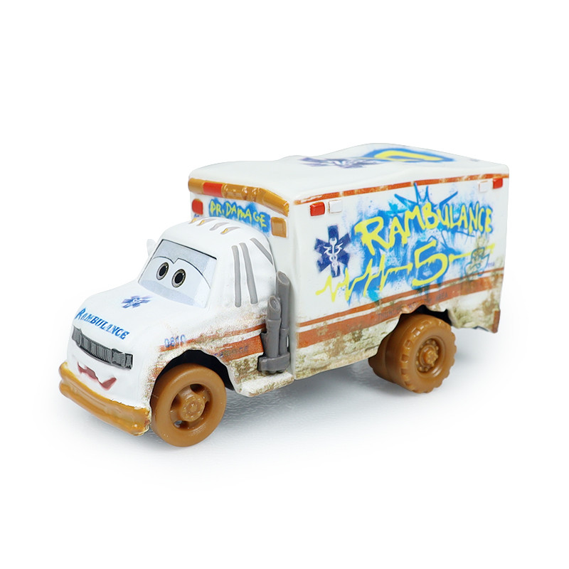 sney Pixar Cars 3 Dr. Damage Rambulance Racing Mr. Arvy Car ildren's Toy Alloy Toy Model ildren's Gi