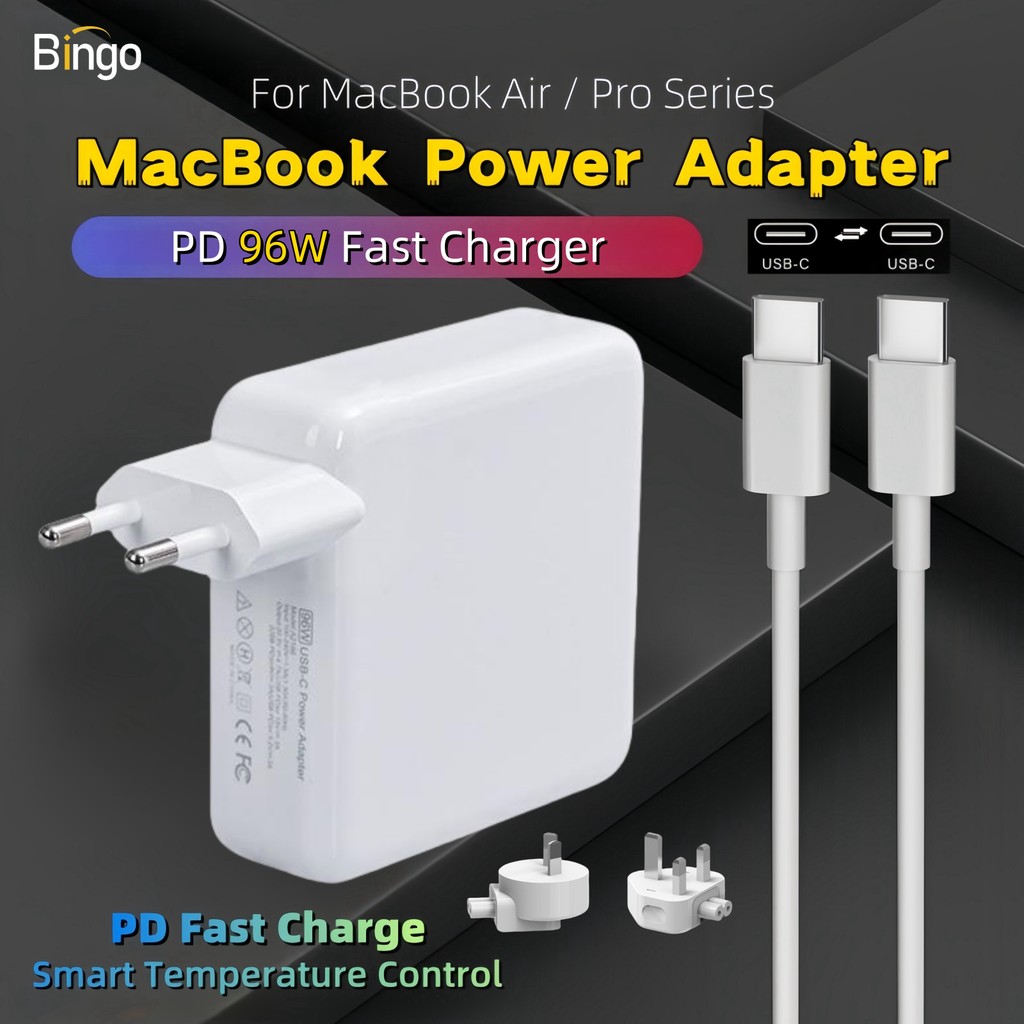 96W MacBook arger Laptop USB-C Power Adapter For Macbook Pro M1 M2 MacBook Air A2337 A1706 Power Sup