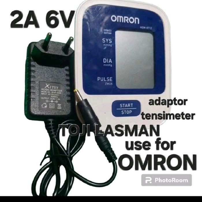 ADAPTOR ALAT UKUR TENSIMETER TENSI METER ALAT TEKANAN HEM-7132,  HEM-752,  HEM-745C, HEM-7300,  HEM-