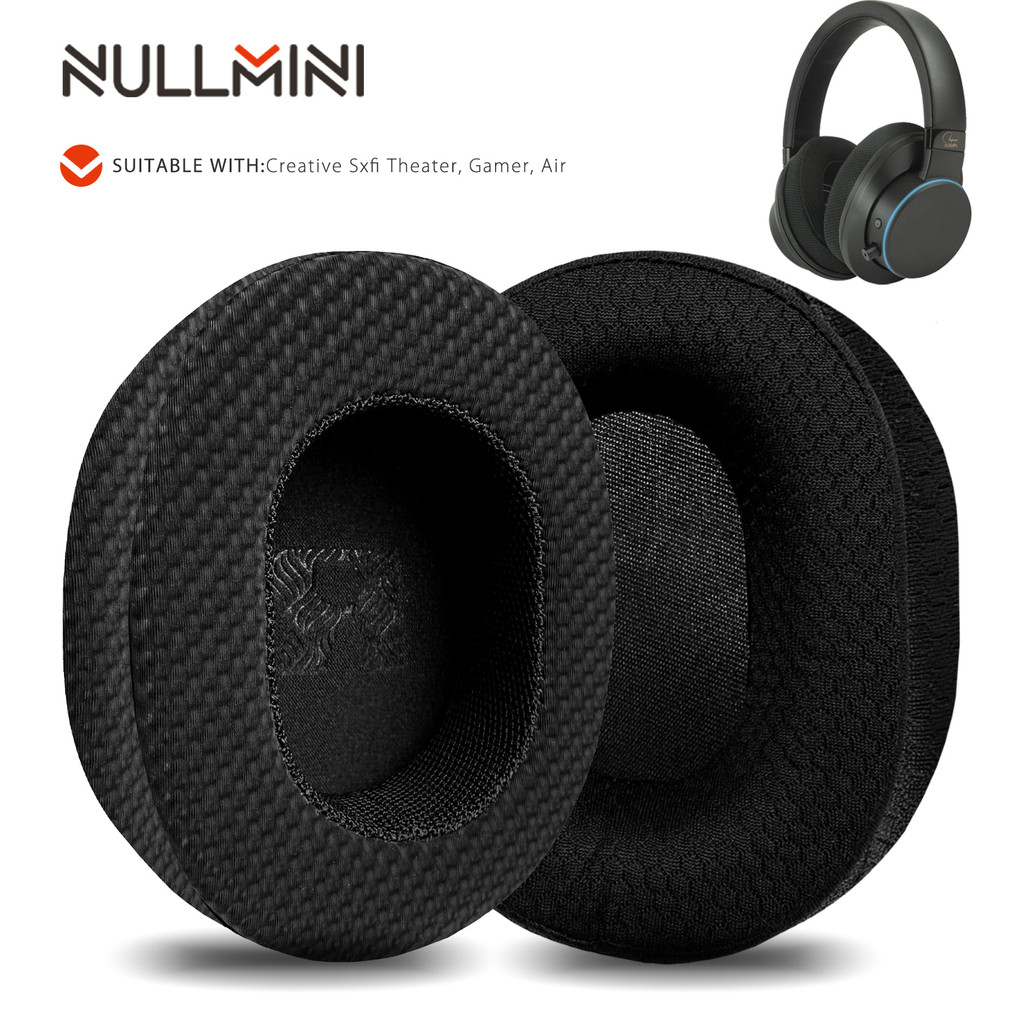 Nullmini Replacement Earpads for Creative Sxfi Theater, Gamer, Air Headphones Cooling Gel Ear Pads C