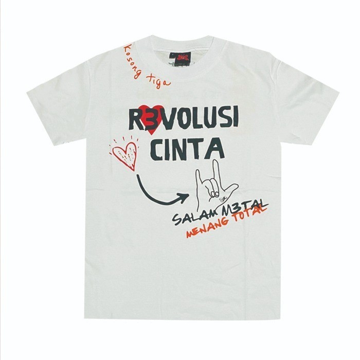 Tshirt Revolusi Cinta Kaos Unisex