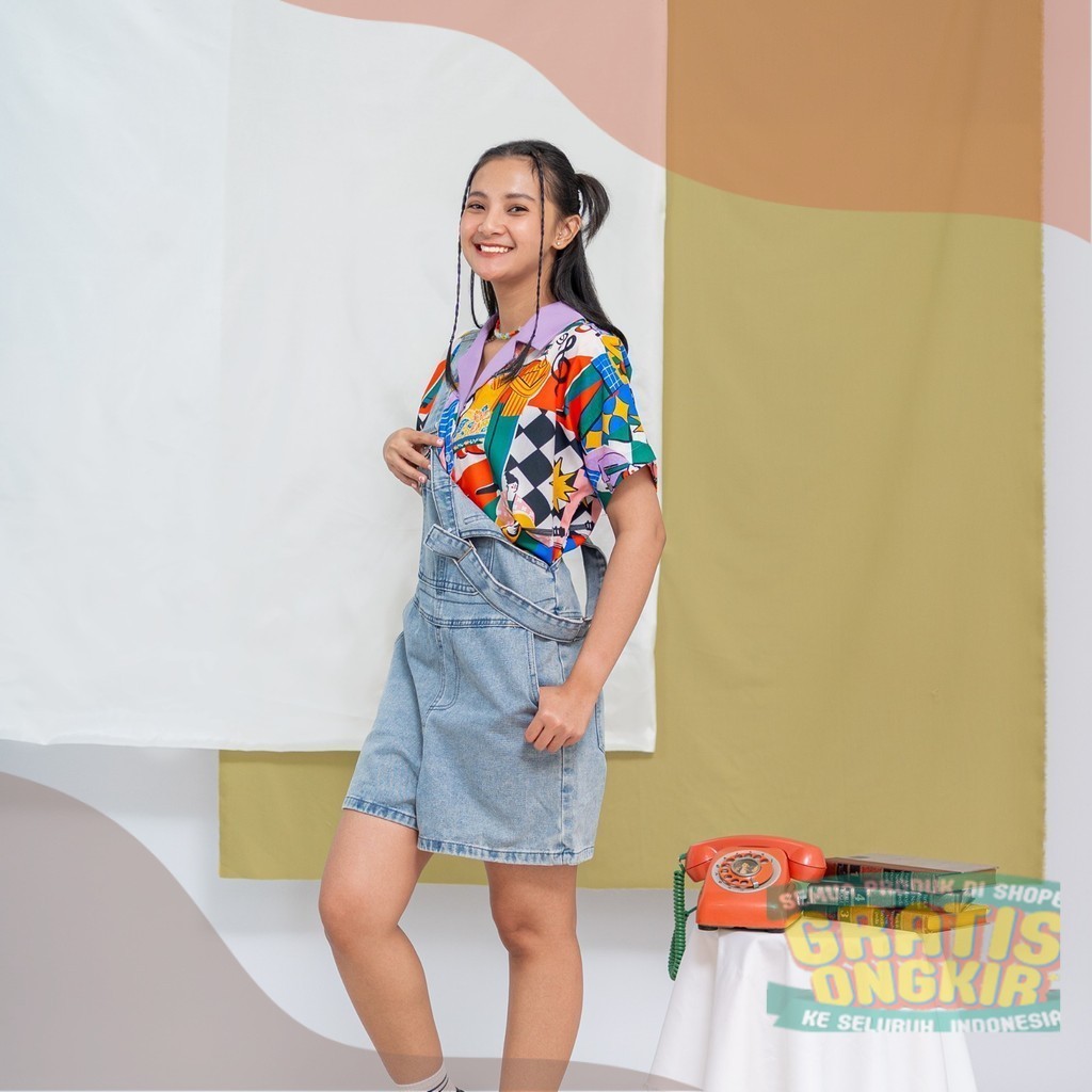 SOVLO Brea Shirt - Kemeja Wanita / Oversized Wanitapakaian pria lainnya