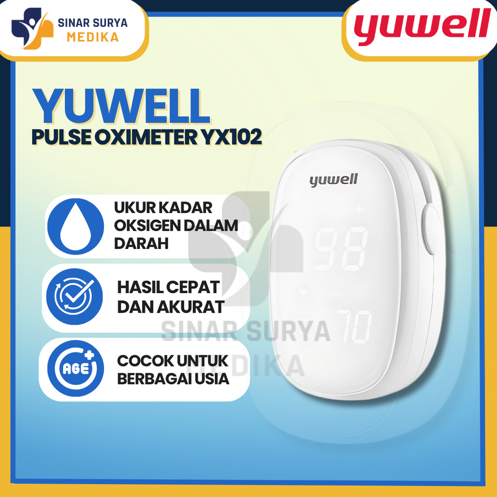 Pulse Oximeter Oxymeter / Alat Ukur Saturasi Oksigen / Pulse Oxymeter - YUWELL