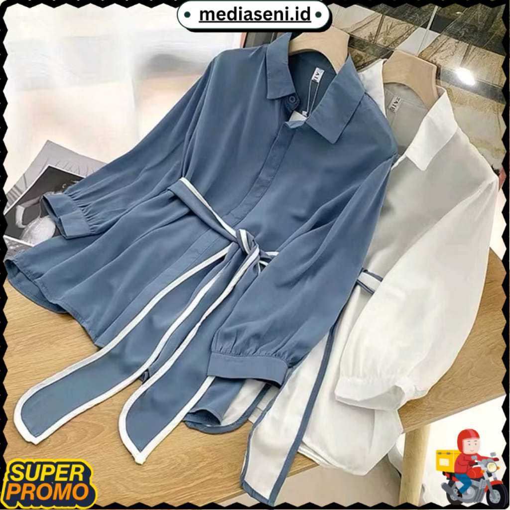TERLARIS Atasan Mutia Blouse Shirt Kemeja Wanita MDS
