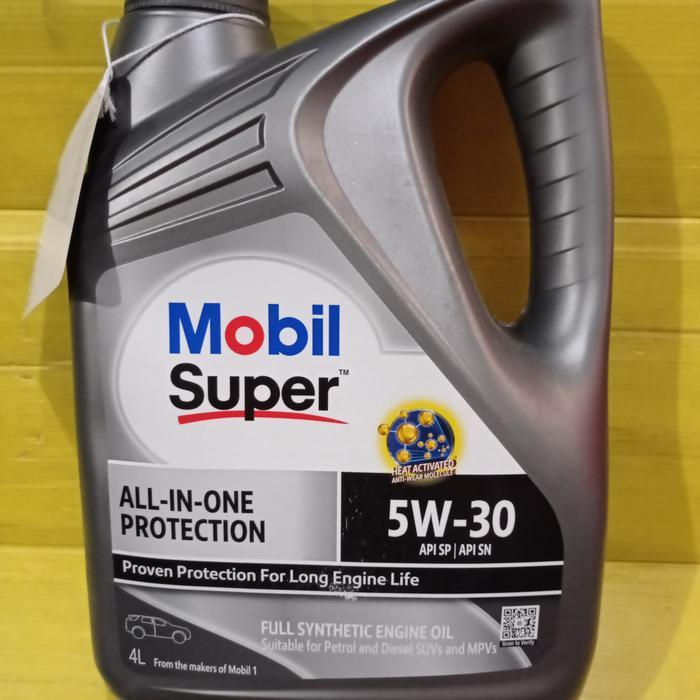 oli mobil super 2000 SAE 5W-30 kemasan 4 liter