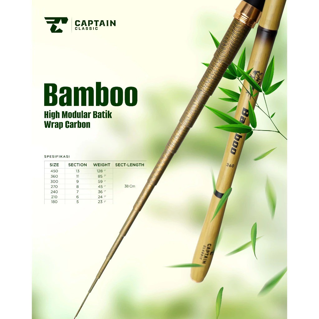 JORAN TEGEK CAPTAIN BAMBOO | RUAS PENDEK