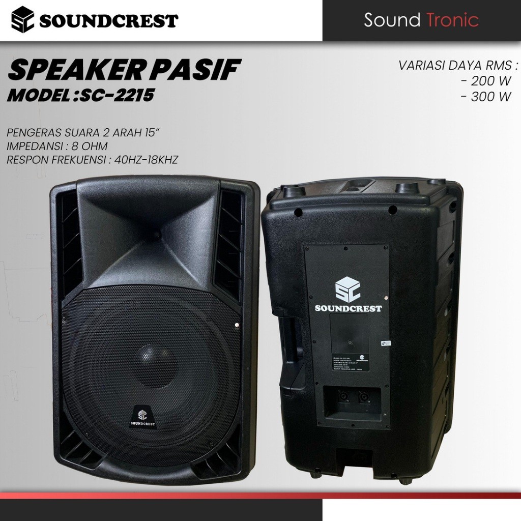 Speaker Pasif 15 inch Soundcrest SC-2215