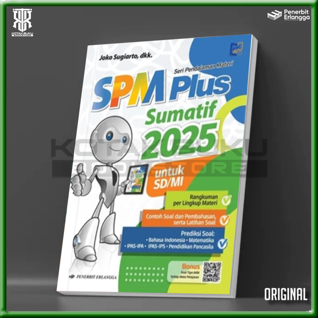 [ Erlangga ] Buku SPM Plus Sumatif 2025 SD/MI / SPM Plus 2025