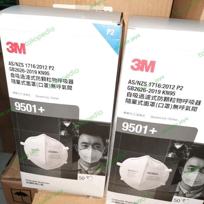 masker  9501+. original isi 50 ea