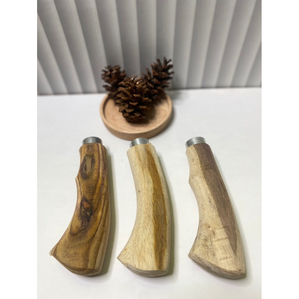 Gagang Golok Kayu Sonokeling Serbaguna Asli