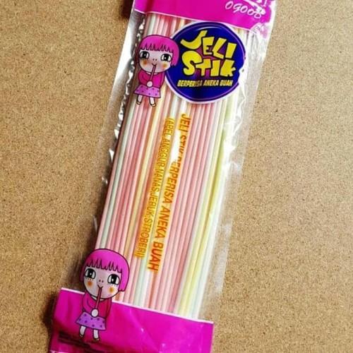Permen Jeli Stik Panjang - Permen Sedotan Jelly Stick Aneka Buah