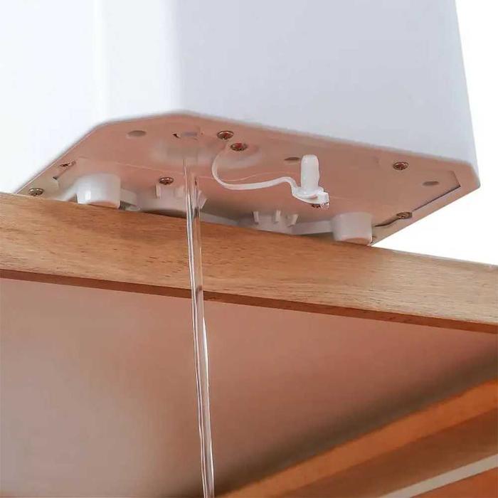 Mesin Es Batu Kristal Otomatis Pembuat Es Mini Portable Ice Maker 12kg 150W Putih Kitchenware