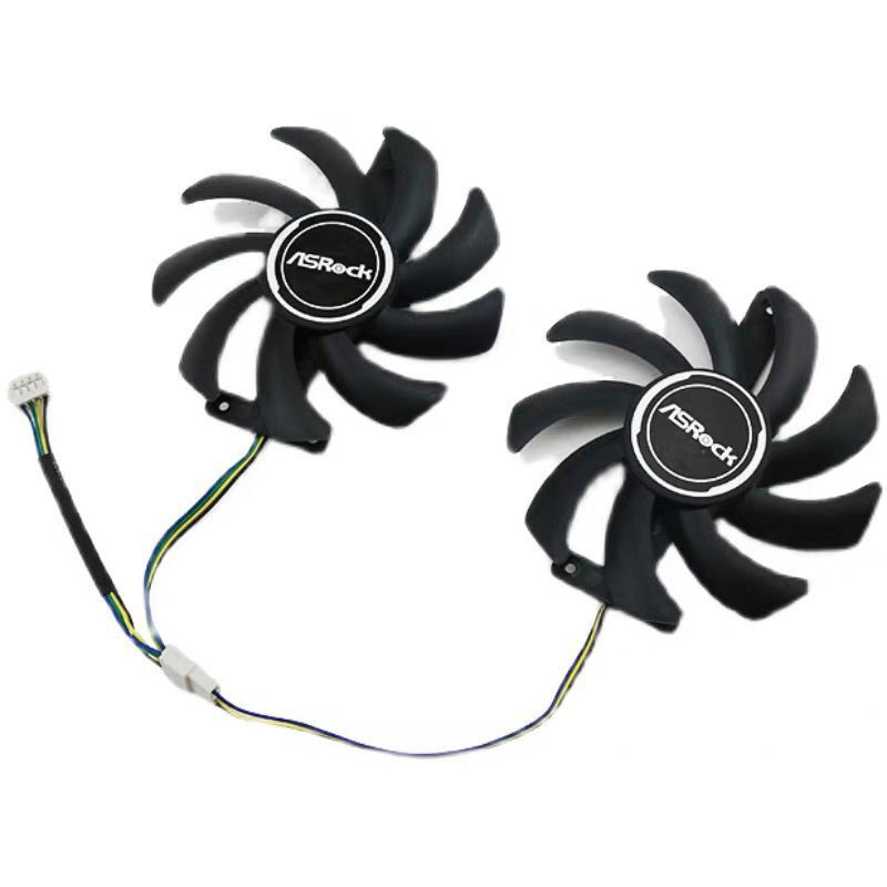 PVA080E12R DC 12V 0.5A RX5500XT GPU Cooler For ASRock RX 570 590 5500XT 5600XT Graphics Cooling Fan