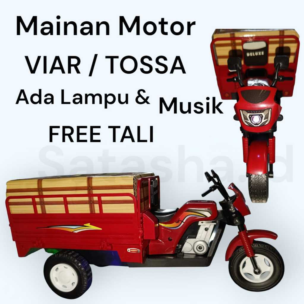 Mainan Anak Mainan Anak Motor Roda Tiga Mainan VIAR TOSA Ada Lampu dan Musik Promo Termurah COD