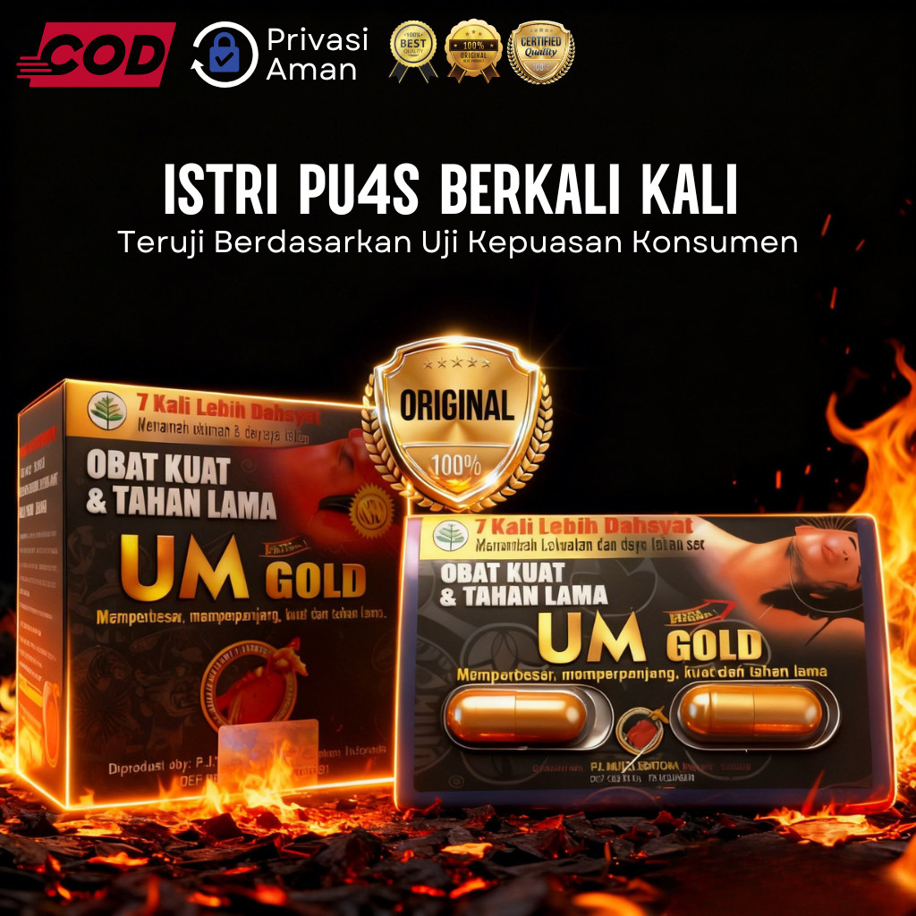 UM GOLD KAPSUL | Urat Madu Gold Original 100% Kapsul | UM Gold Blister | Urat Madu 100% Original || 