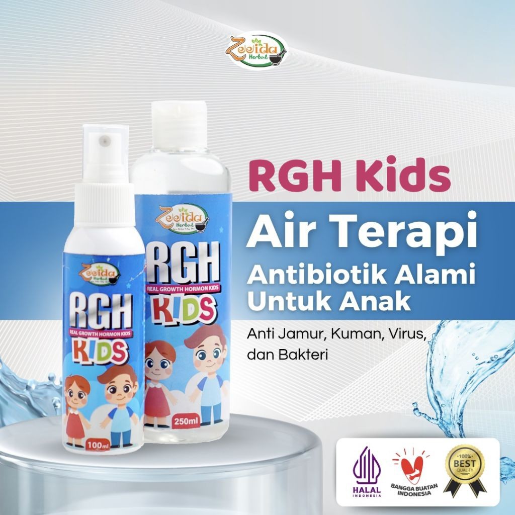 Zeeida Herbal RGH Kids Air Terapi Antibiotik Untuk Anak Original