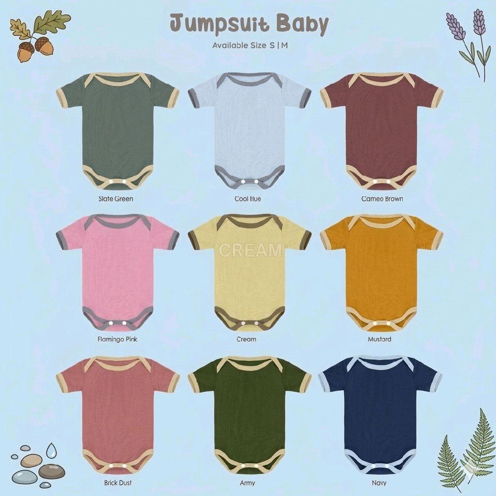 Jumper Bayi Newborn Jumpsuit Bayi Baru Lahir Perempuan Laki Laki