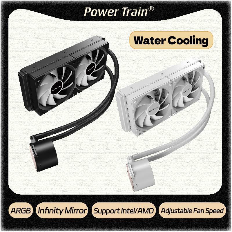 Power train Ice Cube DL-240 Water Cooling Raator 120mmARGB Fan Water Cooler Intel LGA 1700 20XX 1200