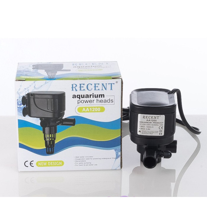 Pompa Celup Waterpump Power Head Recent AA 1200 Recent AA1200