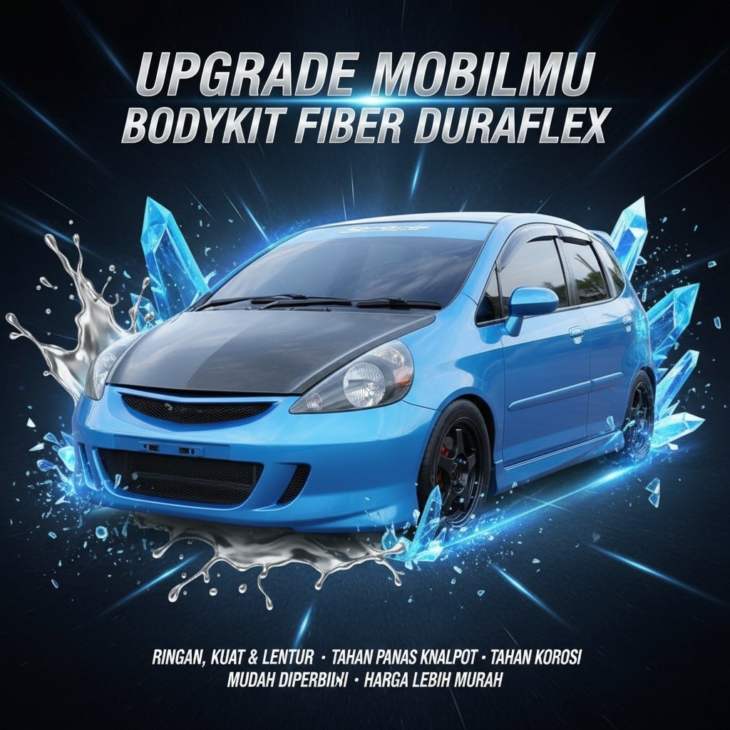 bodikit BODYKIT Honda jazz gd3 upgrade mmc vtec 2003-2008