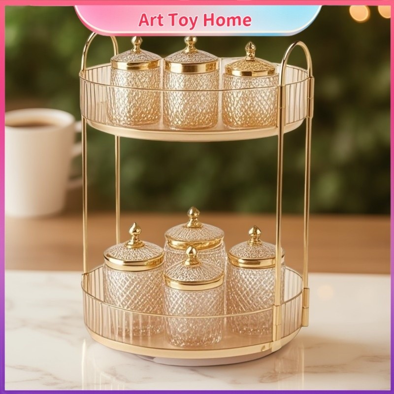 tempat aqua gelas estetik rak air mineral gelas gold Rak Aqua Gelas Estetik Rak Serbaguna Tempat Kos