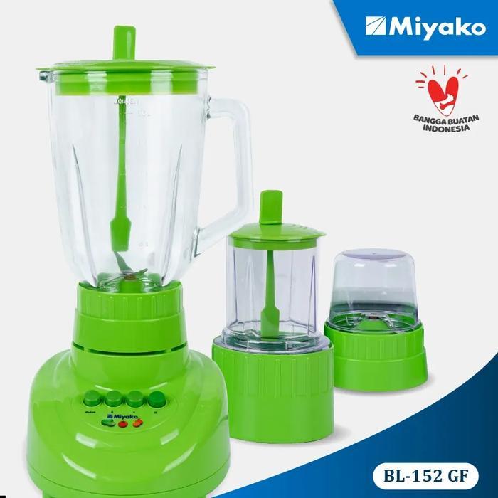 MIYAKO BL152 GF blender pelumat 3in1 gelas kaca 1.5L/blender Miyako 3in 1.5Liter
