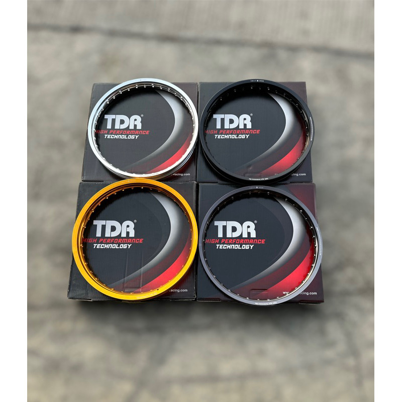 Termurah VELG TDR HITAM 140 160 185 RING 17 18 KUNING GOLD SILVER GREY TITANIUM BRONZE ABU ABU MODEL