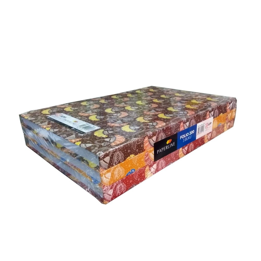 Buku Folio PaperLine 200 Lembar Hard Cover Sampul Tebal-SHRAT