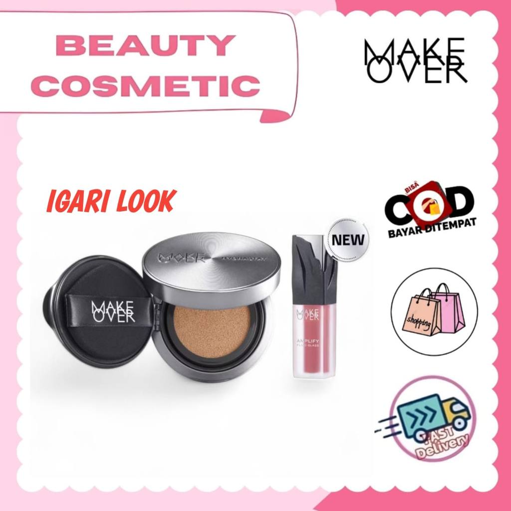 Make Over Glass Amplify Bundle-Amplify Glass Fluid + hydrastay Prismatic Glass Cushion