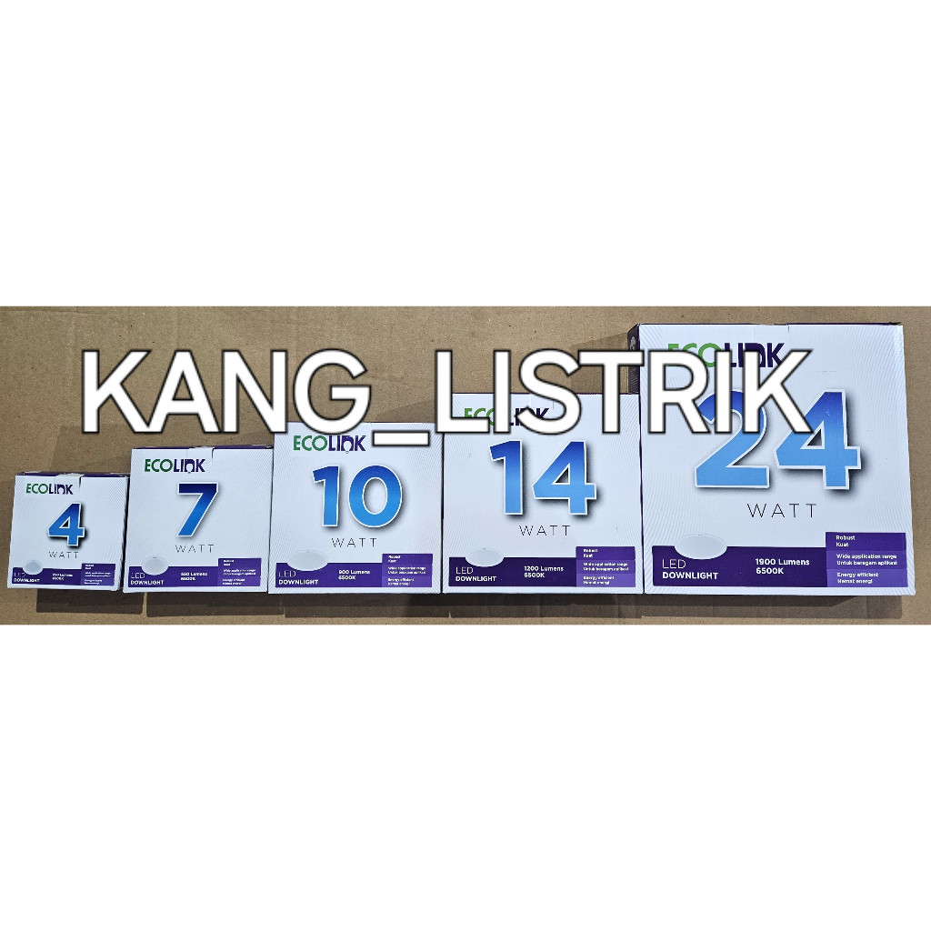 ECOLINK IB LAMPU DOWNLIGHT PANEL LED / DOWNLIGHT PANEL LED ECOLINK INBOW GARANSI