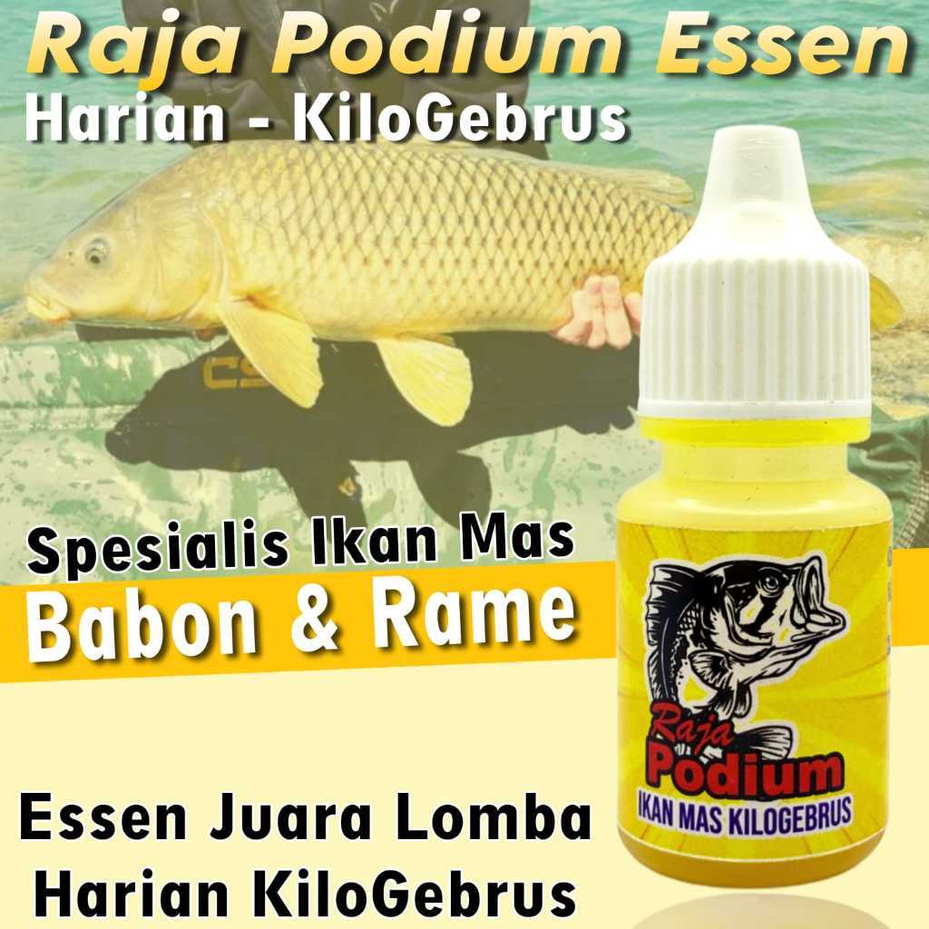 Essen Ikan Mas Raja Podium 15Ml, Essen Ikan Mas Lomba Harian Dan KiloGebrus Paling Gacor, Essen Ikan