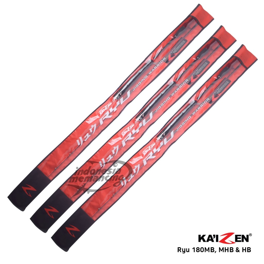 Joran Jigging KAIZEN RYU || Carbon Solid || Jigging Warrior || Joran Laut Carbon Solid || Berkualita